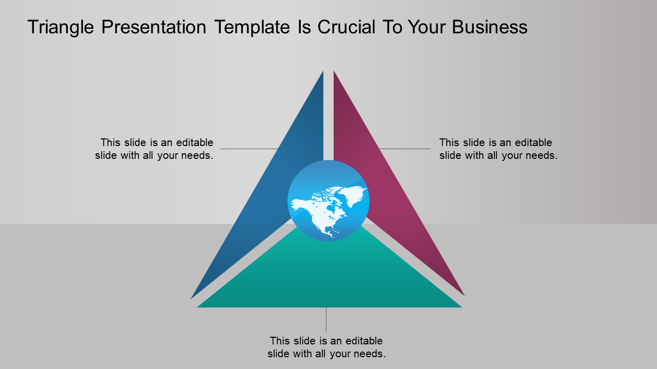 Free - Triangle Presentation Template PPT and Google Slides 